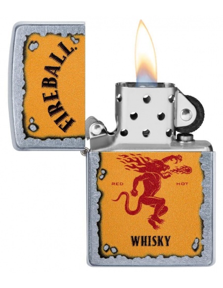 Ajándék szett Zippo öngyújtó + Fireball kupica 49081