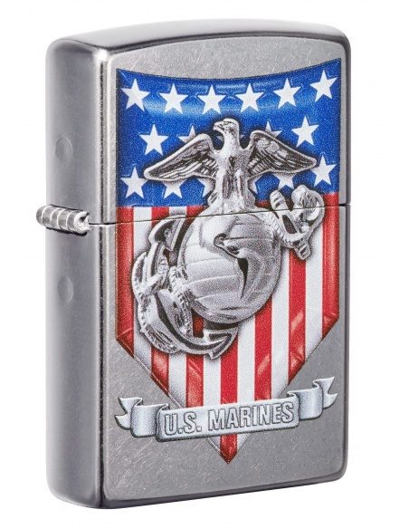 Zippo 49317 US Marine Corps Crest American Flag öngyújtó