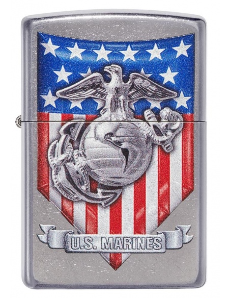 Zippo 49317 US Marine Corps Crest American Flag öngyújtó