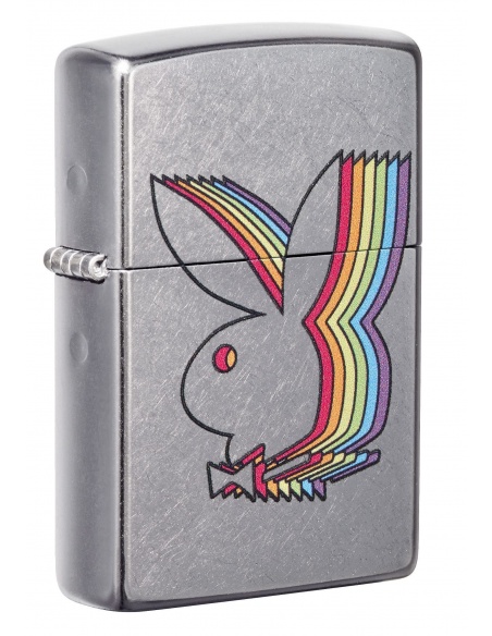 Zippo 49343 Rainbow Playboy Bunny Logo öngyújtó