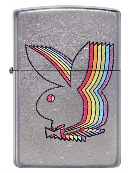 Zippo 49343 Rainbow Playboy Bunny Logo öngyújtó