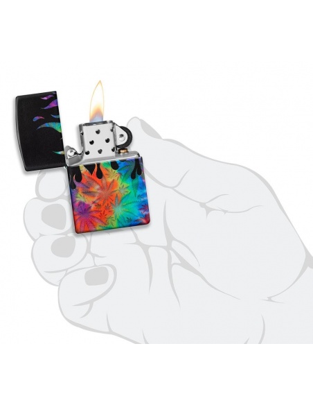 Zippo 49534 Colorful Marijuana Leaf öngyújtó