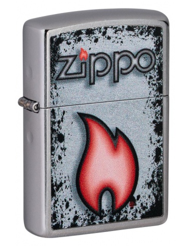 Zippo 49576 Logo and Eternal Flame öngyújtó