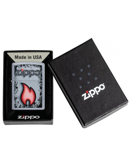 Zippo 49576 Logo and Eternal Flame öngyújtó