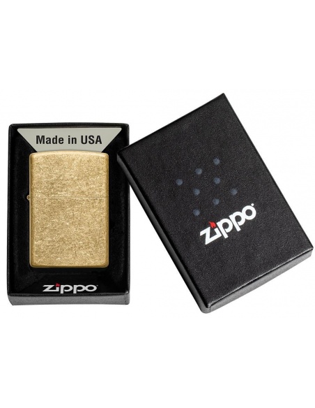 Zippo 49477 Tumbled Brass öngyújtó