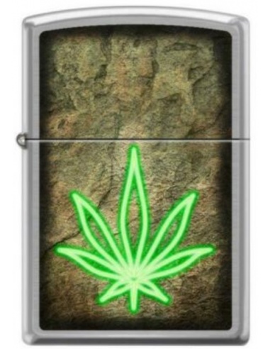 Zippo 4341 Neon Cannabis Leaf öngyújtó