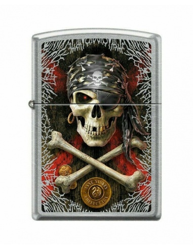 Zippo 4168 Anne Stokes Skull and Crossbones öngyújtó