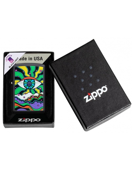 Zippo 49699 Black Light Eye Design öngyújtó