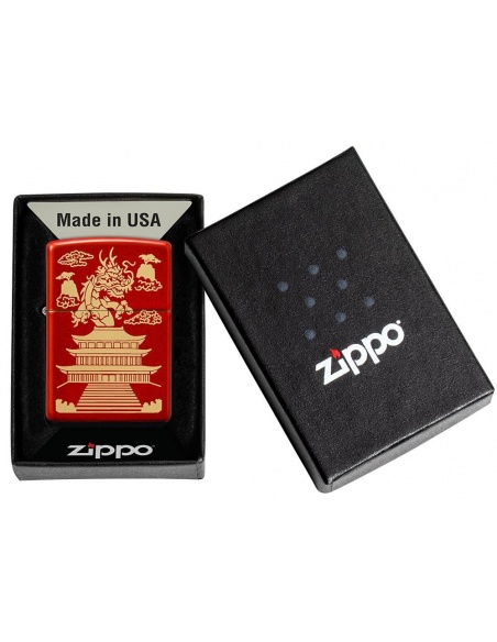 Zippo 49517 Chinese Dragon and Pagoda öngyújtó