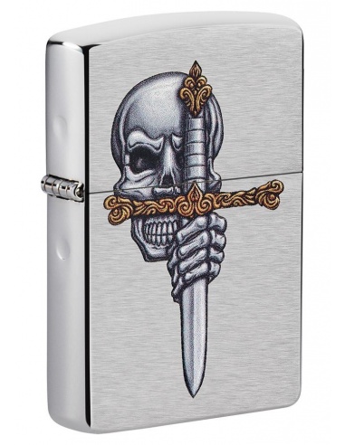 Zippo 49488 Skull and Dagger öngyújtó