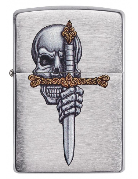 Zippo 49488 Skull and Dagger öngyújtó