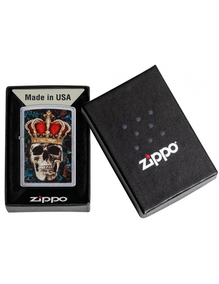 Zippo 49666 Skull King with Crown öngyújtó