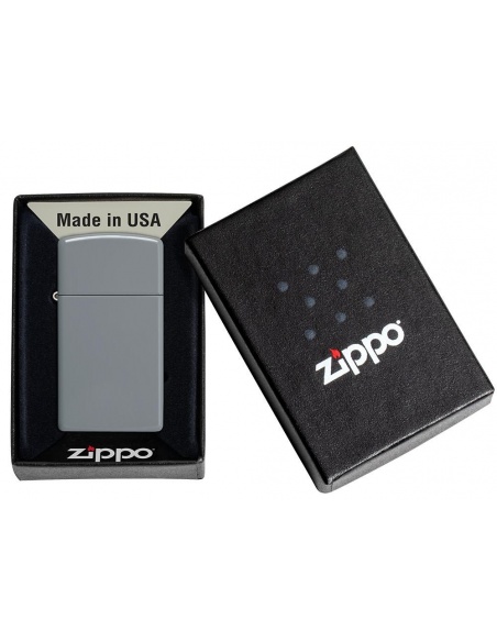 Zippo 49527 Slim Flat Grey öngyújtó