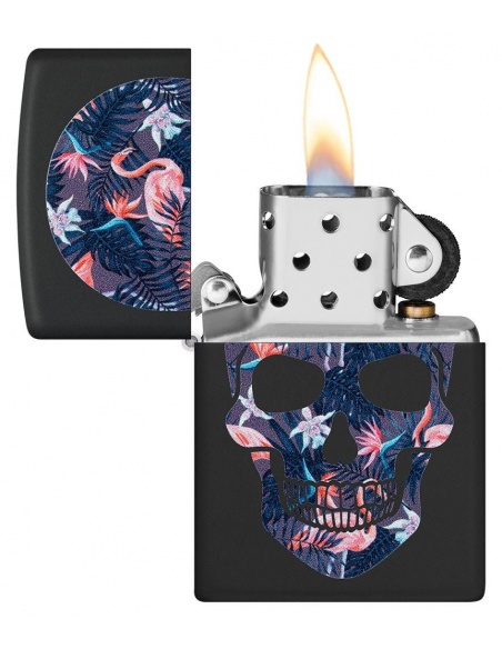 Zippo 49771 Flamingo Skull öngyújtó