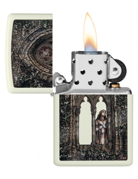 Zippo 49836 Victoria Frances Gothic Lady Glow in the Dark öngyújtó