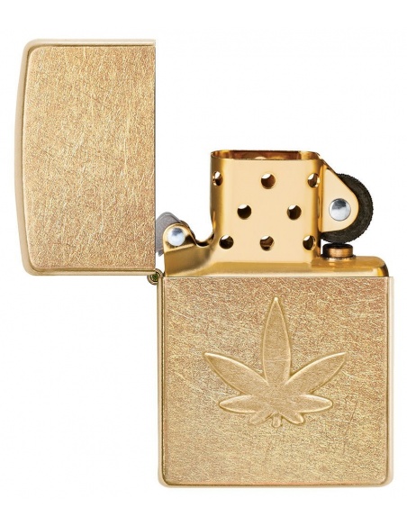 Zippo 49569 Stamped Marijuana Leaf öngyújtó