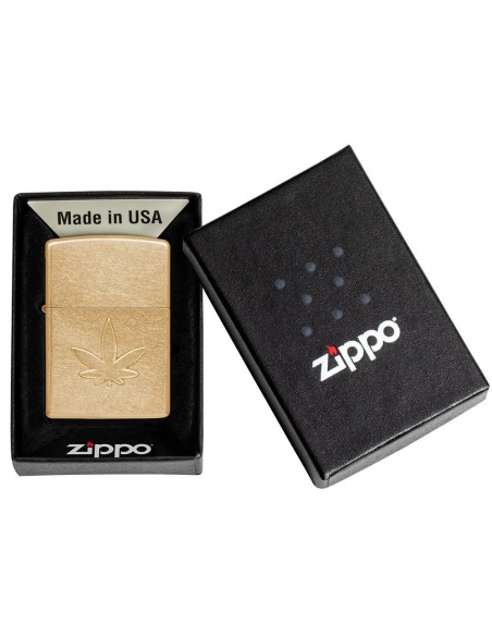 Zippo 49569 Stamped Marijuana Leaf öngyújtó