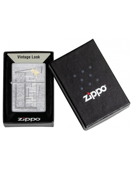 Zippo 49801 Retro Zippo Logo öngyújtó