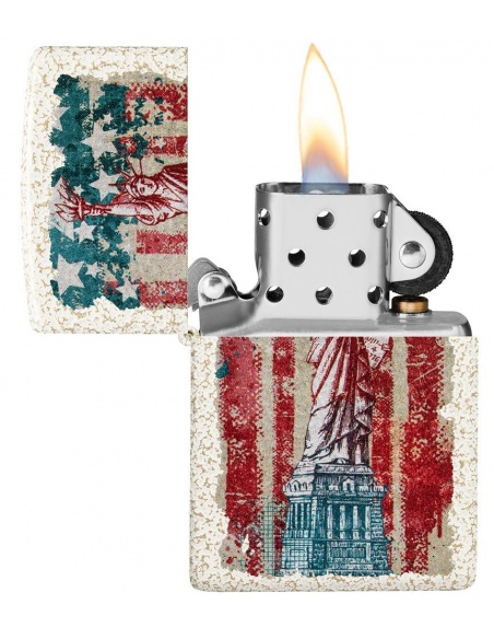 Zippo 49782 Statue of Liberty and USA Flag öngyújtó