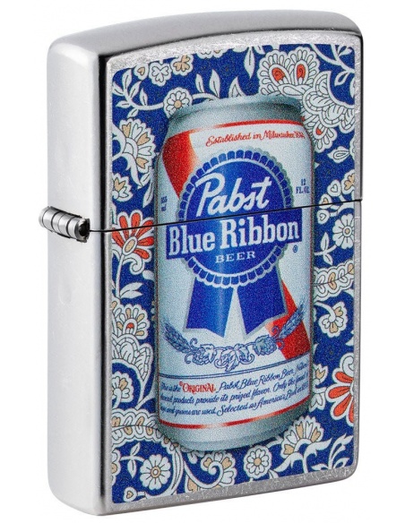 Zippo 49821 Pabst Blue Ribbon Floral Can öngyújtó