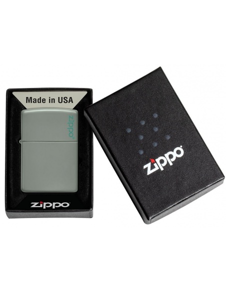 Zippo 49843ZL Classic Sage Green with Zippo Logo öngyújtó
