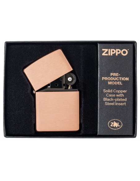 Zippo 48107 Limited Editiion Pre-production Classic Solid Copper with Black Plated Insert öngyújtó