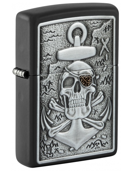 Zippo 48122 Skull Anchor with Eye Patch öngyújtó