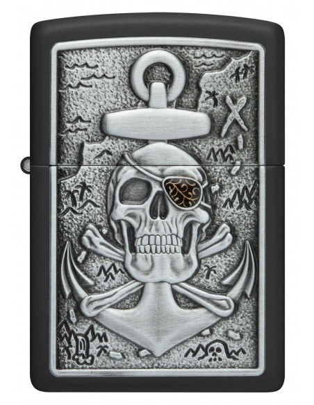 Zippo 48122 Skull Anchor with Eye Patch öngyújtó