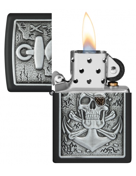 Zippo 48122 Skull Anchor with Eye Patch öngyújtó