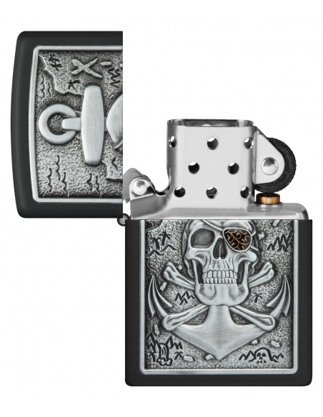 Zippo 48122 Skull Anchor with Eye Patch öngyújtó