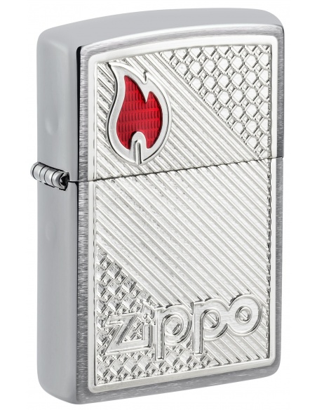 Zippo 48126 Zippo Logo and Flame on Tiles öngyújtó