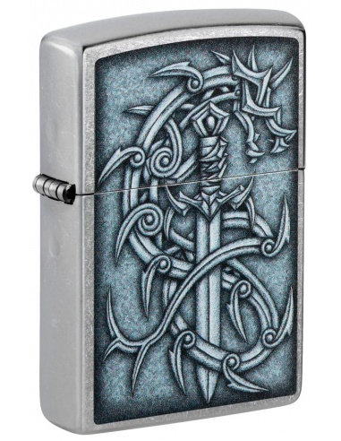 Zippo 48365 Metal Dragon and Blade öngyújtó