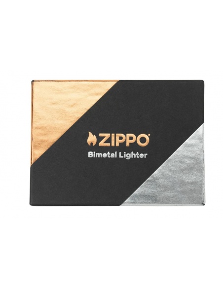 Zippo 48695 Bimetal Copper Lid and Sterling Silver Bottom öngyújtó