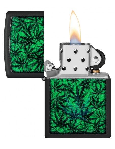 Zippo 48736 Cannabis Leaf Motif öngyújtó