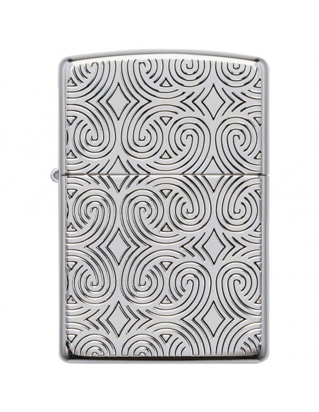 Zippo 48066 Geometric Design Deep Carved Armor öngyújtó