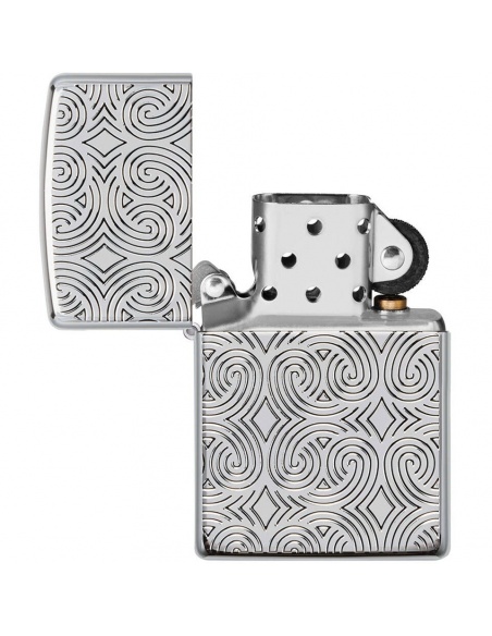 Zippo 48066 Geometric Design Deep Carved Armor öngyújtó