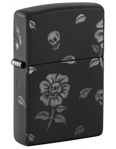 Zippo 48931 Blooming Flowers and Skull öngyújtó