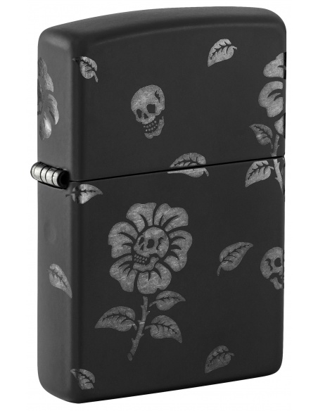 Zippo 48931 Blooming Flowers and Skull öngyújtó