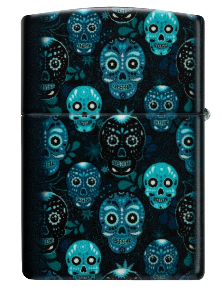 Zippo 46017 Sugar Skull - Glow-in-the-Dark öngyújtó