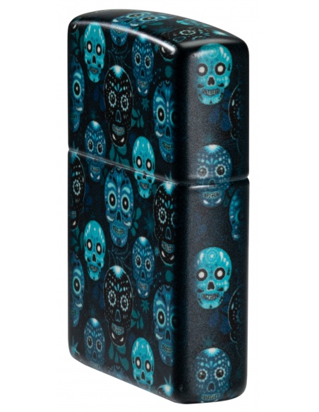 Zippo 46017 Sugar Skull - Glow-in-the-Dark öngyújtó