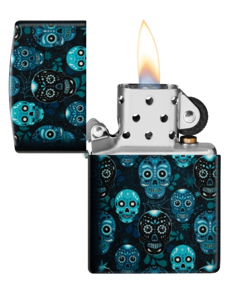 Zippo 46017 Sugar Skull - Glow-in-the-Dark öngyújtó