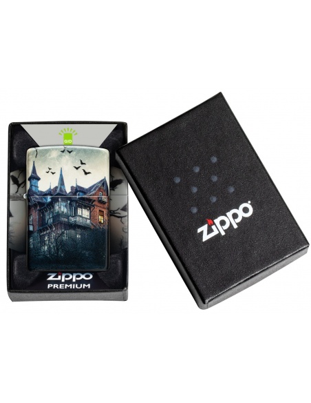 Zippo 48922 Haunted House - Glow-in-the-Dark öngyújtó