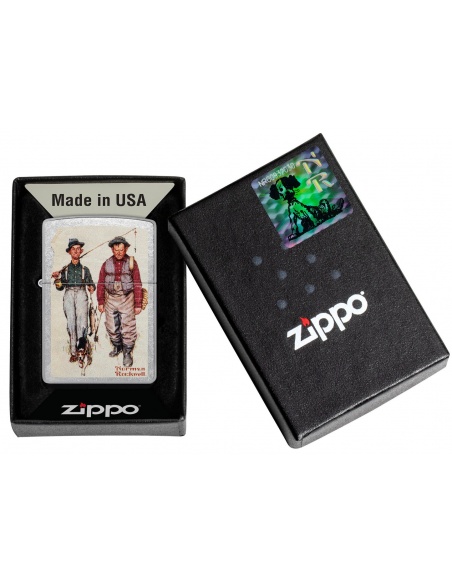 Zippo 48987 Norman Rockwell Fishermen öngyújtó