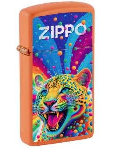 Zippo 46018 Pop-art Leopard Slim öngyújtó