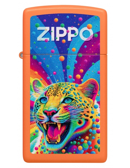 Zippo 46018 Pop-art Leopard Slim öngyújtó