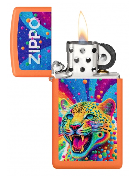 Zippo 46018 Pop-art Leopard Slim öngyújtó