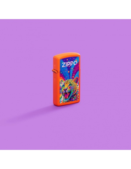 Zippo 46018 Pop-art Leopard Slim öngyújtó