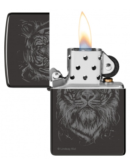 Zippo 48935 Lindsay Kivi Tiger öngyújtó