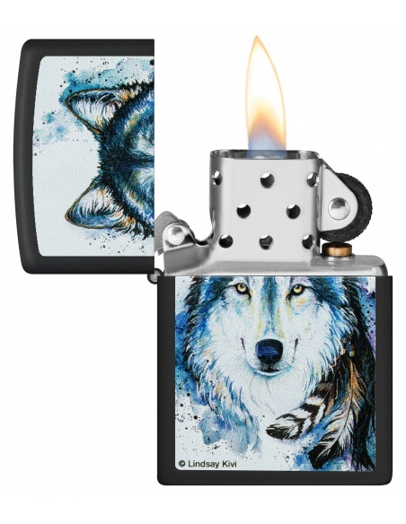 Zippo 48936 Lindsay Kivi Wolf öngyújtó