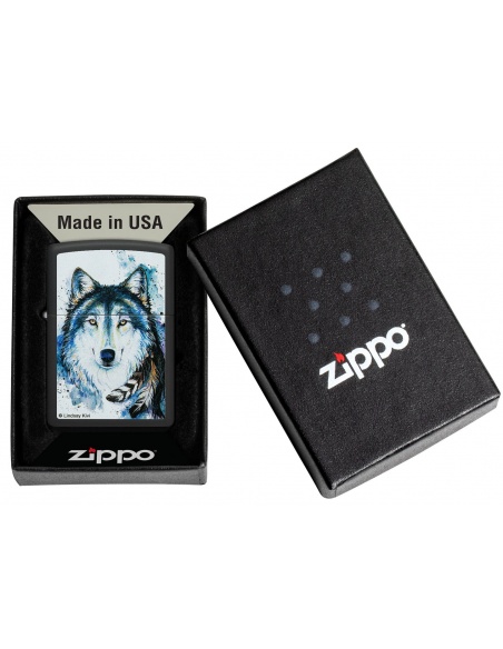 Zippo 48936 Lindsay Kivi Wolf öngyújtó